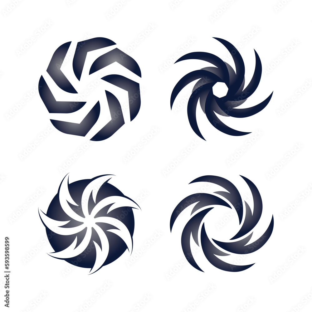 Canvas Prints vortex vector illustration icon