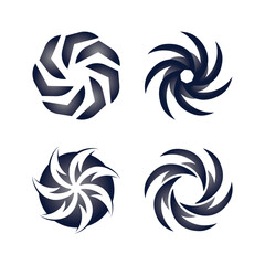 Vortex vector illustration icon