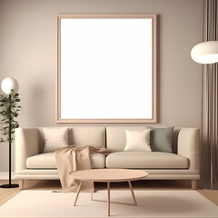 Fototapeta premium modern living room with sofa