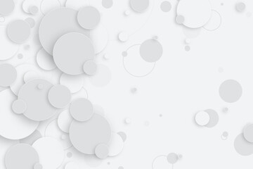 Abstract background with white circle shape
