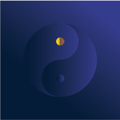 dark cosmic yin yang balance