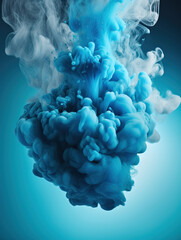 Spread of colored smoke background,created with Generative AI tecnology.
