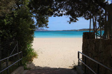 Way to the beach Capo Ceraso, Sardinia