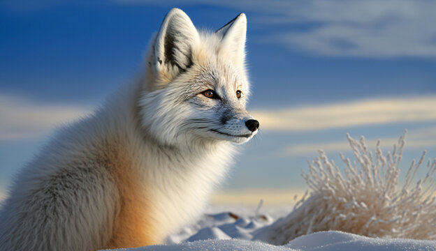 北極狐 |  Arctic fox Generative AI	
