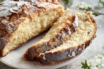 Siced mazanec - traditional Czech sweet Easter pastry