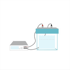The SDS-PAGE gel electrophoresis technique that analytical method  for separating the target protein on the polyacrylamide gel .