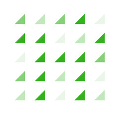 green triangle ornament design template transparent 