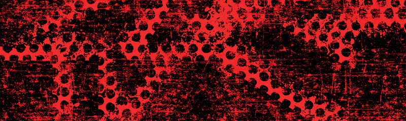 Grunge red Urban Vector Texture Template. Dark Messy Dust Overlay Distress Background. Easy To Create Abstract Dotted, Scratched, Vintage Effect With Noise And Grain