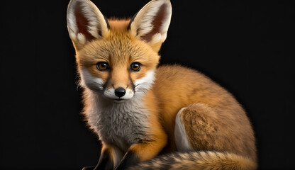 狐の赤ちゃん | Baby fox Generative AI