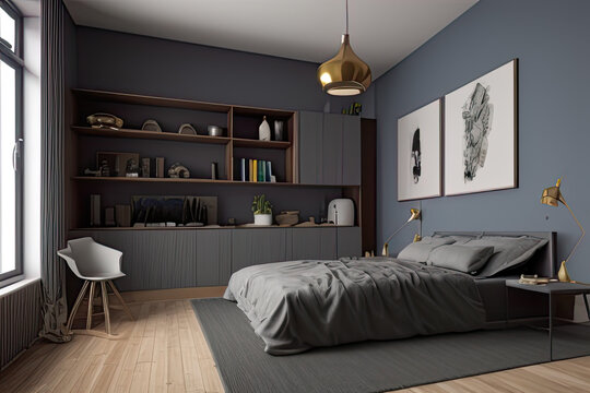 Interior design, gerado por AI