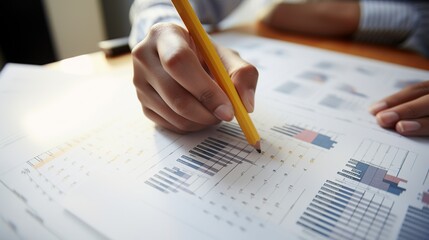 illustration, financial worker image, ai generative