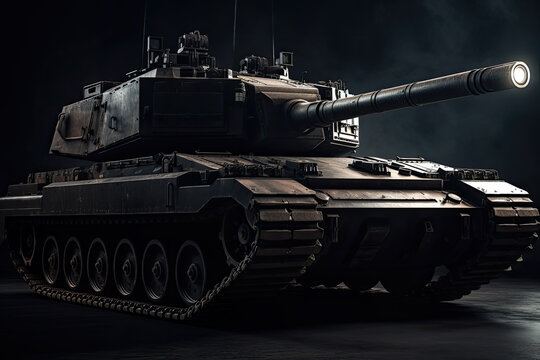 russian tank t 34 created with Generative AI technology