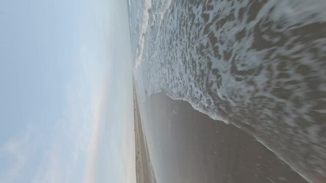 FPV drone on the beach