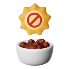 Ramadan Fasting 3d Icon Illustration