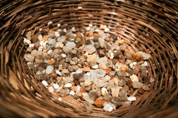 Foto op Aluminium Gemostones found in Moonstone mine in Sri Lanka. This gemstones is later processed for making jewelry.. © Chalabala