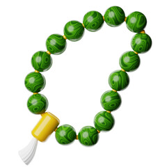 Ramadan Prayer Beads 3d Icon Illustration