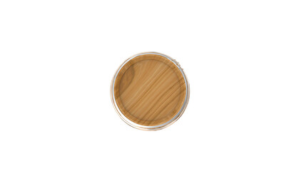 Wooden barrel isolated on white background