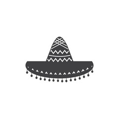 vector hat mexico simple