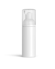 Blank Airless Pump Container Cosmetic Dispenser Bottle 3D-Rendering