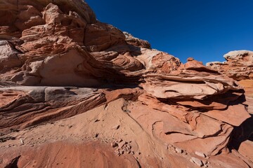 Landscape of White Pocket, Vermilion Cliffs National Monument, Arizona, USA