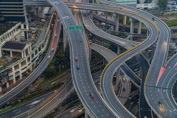 Dash Highway ( Damansara Shah Alam Elevated Highway) Multilevel highway structure The Most Complicated Interchange in Southeast Asia