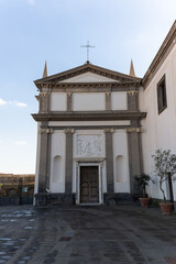 Fototapeta na wymiar exterior facade of St. Martino museum and church of women