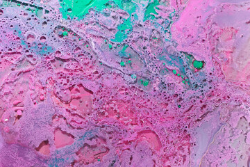 Abstract background liquid art, multi-colored marble texture, paint stains and blots
