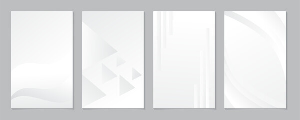 white grayscale plain background for banner,brochure, cover ,vector illustration