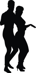 silhouette of a person relationship.