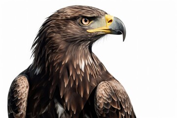 Naklejka premium Eagle isolated on White Background Generative Ai
