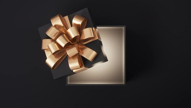 Opening gift box, festivals and celebrations, 3d rendering.