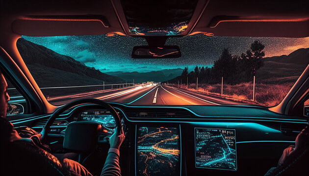 Fahrassistenzsysteme, autonomes Fahren mit Autos ohne Menschen, Sensorik, Generative AI 