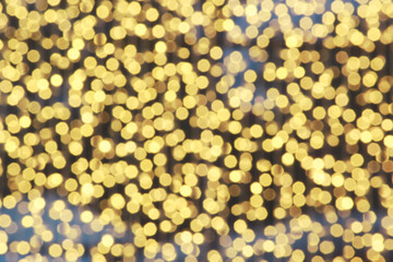 Blurred Bokeh Background  of Decorative Lighting