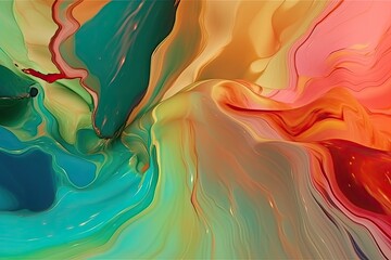  Alcohol ink abstract art based on a beautiful original painting for an abstract background. Wallpaper marble texture. Generative AI.