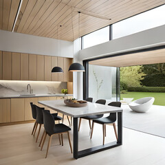 modern kitchen interior