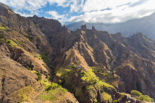 Valley view, nr Horta da Garca, Santo Antao, Cape Verde