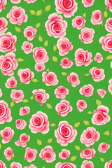 Floral pattern rose