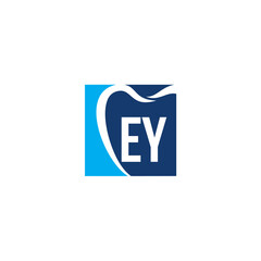 Letters EY And Tooth Logo Icon 003