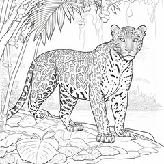 Tiger painting, Generative AI