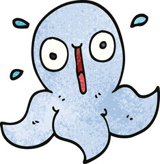 cartoon doodle funny octopus