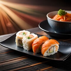 Sushi, japonese food, urumaki, sashimi