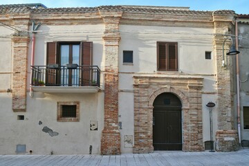 A characteristic house in the historic district of Termoli, a seaside town in the province of Campobasso in Italy.
