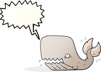 speech bubble cartoon angry whale