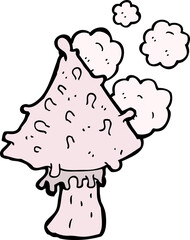 cartoon mushroom