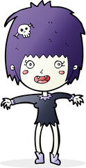 cartoon vampire girl