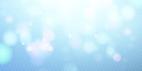 Light effect with lots of glittery highlights shining on transparent background for christmas new year design. And illustrations.