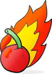cartoon cherry