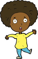 cartoon startled person