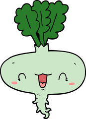 cartoon turnip