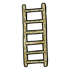 textured cartoon ladder